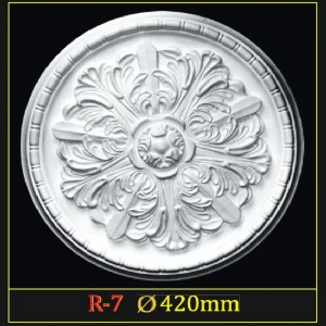 Розетка потолочная из полистирола R7