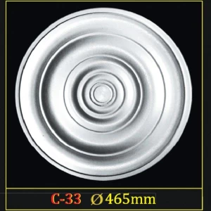 Розетка потолочная из полистирола C33