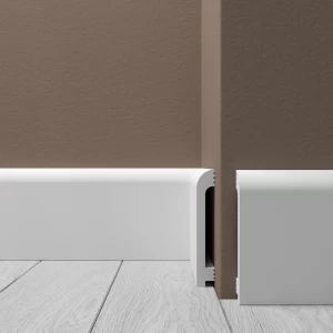 Плинтус напольный из ударопрочного полимера Н3