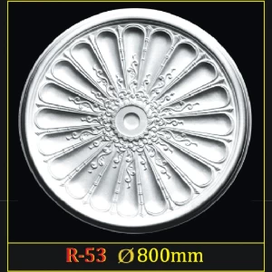 Розетка потолочная из полистирола R53