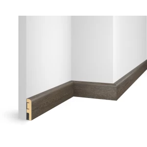 Плинтус 60x16x2400 мм, дуб Турецкий, иск. шпон, EP02