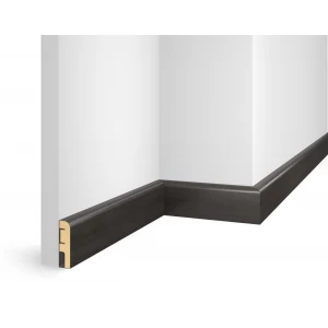 Плинтус 60x16x2400 мм, дуб Бархатный, иск. шпон, EP02