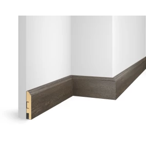 Плинтус 80x16x2400 мм, дуб Турецкий, иск. шпон, EP07