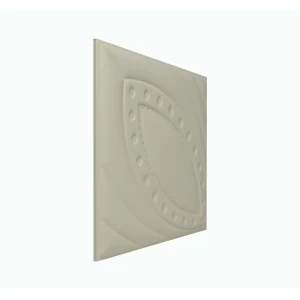 Мягкая стеновая панель из экокожи Petal 400х400 мм - Almond