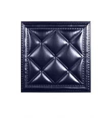 Мягкая стеновая панель  из экокожи Classic 400х400 мм - Navy
