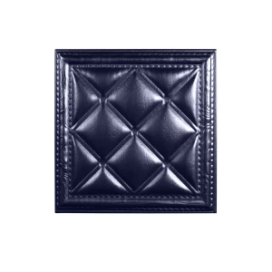Мягкая стеновая панель  из экокожи Classic 400х400 мм - Navy
