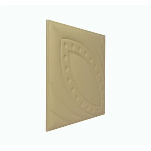 Мягкая стеновая панель из экокожи Petal 400х400 мм - Peach