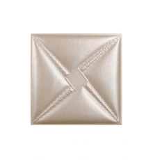 Мягкая стеновая панель из экокожи Stella - Apricot