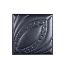 Мягкая стеновая панель из экокожи Petal 400х400 мм - Platinum