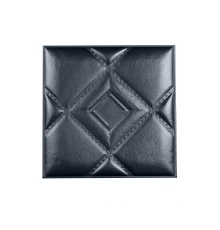 Мягкая стеновая панель из экокожи Luck - Platinum