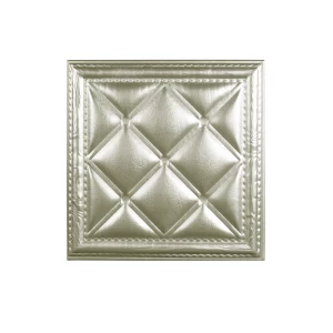 Мягкая стеновая панель  из экокожи Classic 400х400 мм - Grass