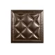 Мягкая стеновая панель  из экокожи Classic 400х400 мм - Nut