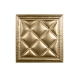 Мягкая стеновая панель  из экокожи Classic 400х400 мм - Champagne