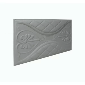 Мягкая стеновая панель Romantic 300х600 мм - Gray
