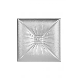 Мягкая стеновая панель Soft 400х400 мм - Silver