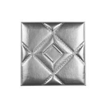 Мягкая стеновая панель из экокожи Luck - Silver
