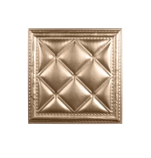 Мягкая стеновая панель  из экокожи Classic 400х400 мм - Gold