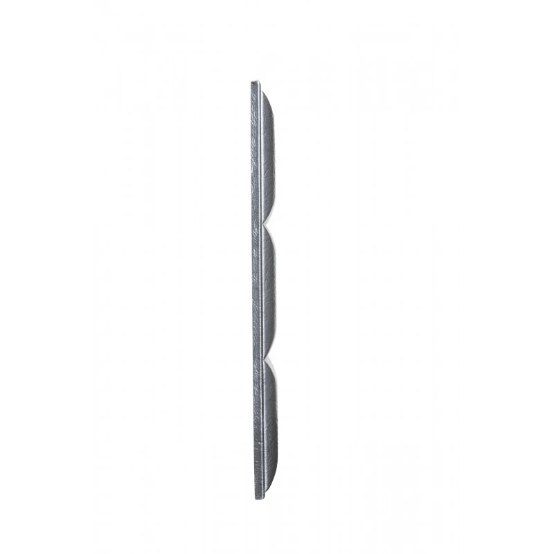 Мягкая стеновая панель из экокожи Boss 400х400 мм - Silver