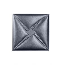 Мягкая стеновая панель из экокожи Stella - Platinum