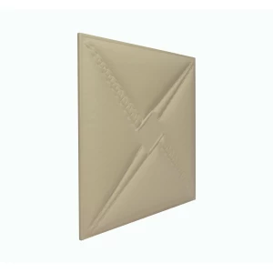 Мягкая стеновая панель из экокожи Stella 400х400 мм - Latte