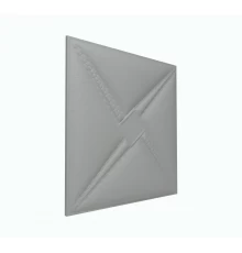 Мягкая стеновая панель из экокожи Stella 400х400 мм - Gray