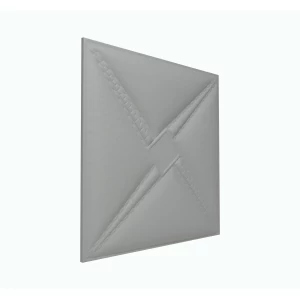 Мягкая стеновая панель из экокожи Stella 400х400 мм - Gray
