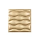 Мягкая стеновая панель из экокожи Wave - Gold
