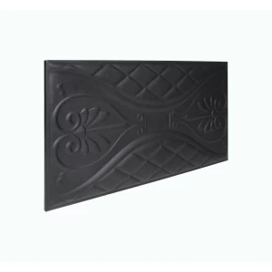 Мягкая стеновая панель Romantic 300х600 мм - Black