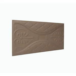 Мягкая стеновая панель Romantic 300х600 мм - Coffee