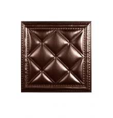 Мягкая стеновая панель  из экокожи Classic 400х400 мм - Burbon