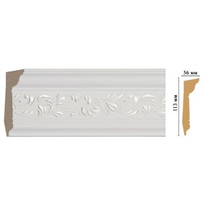 129D-60 ШК/8 Плинтус DECOMASTER (113*56*2400 мм)