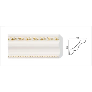 Карниз потолочный широкий 146-115G(FM) золотистый