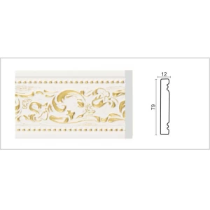 Молдинг широкий золотистый150-115G(FM) золотистый