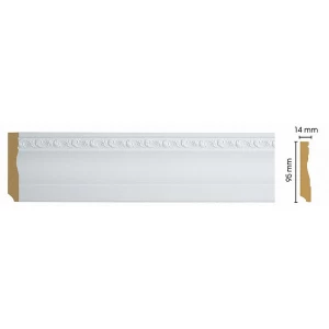 153-115 Плинтус широкий с каб. каналом