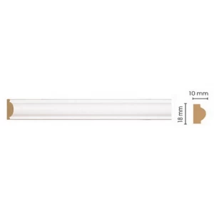 Молдинг цветная лепнина 160-115 (18х10х2400 мм)80