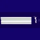 Молдинг без орнамента AD333