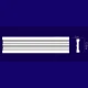 Молдинг без орнамента AD357