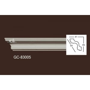 Карниз из полиуретана гладкий 83005