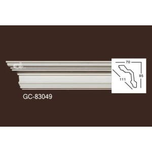 Карниз из полиуретана гладкий 83049