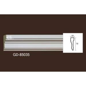 Молдинг без орнамента 85035