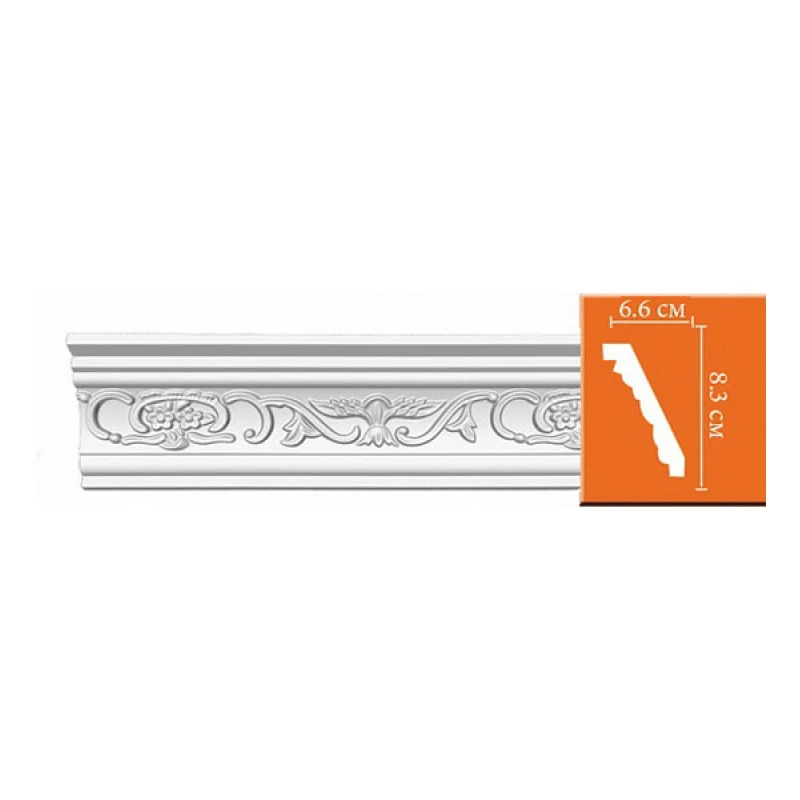 95036 потолочный плинтус с орнаментом DECOMASTER