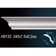 Карниз потолочный гладкий AB102