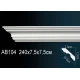 Карниз потолочный гладкий AB104
