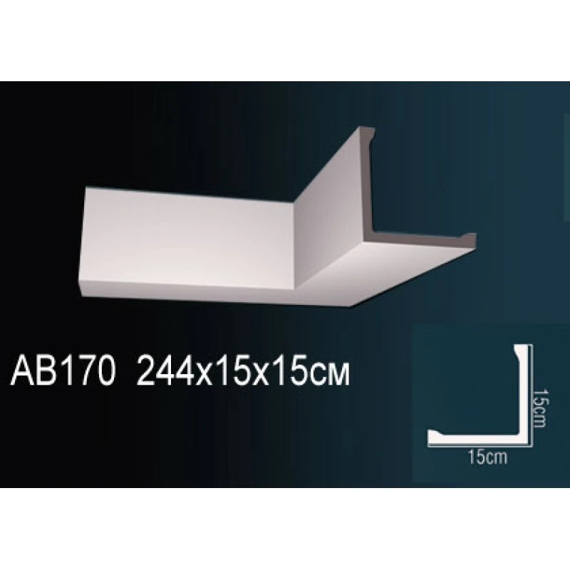 Карниз потолочный гладкий AB170