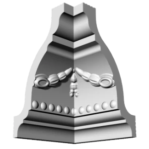 Уголки к потолочному плинтусу GP12