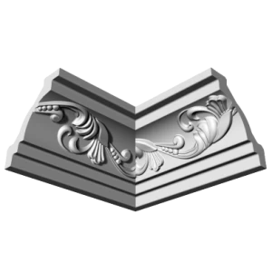 Уголки к потолочному плинтусу GP15