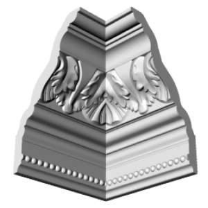 Уголки к потолочному плинтусу GP6