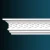 потолочный плинтус с орнаментом Гибкий AA011F