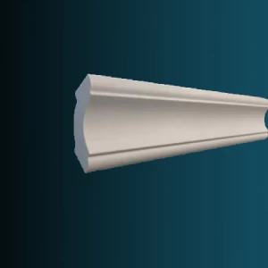 Потолочный плинтус без орнамента гибкий AB249F