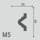 Молдинг XPS POLYMER М 5 40/20